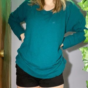 green blue/teal blouse/jacket cardigan